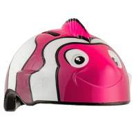 Casca bicicleta copii, dimensiune reglabila 49-55 cm, 2-7 ani, Clown Fish Roz - 1
