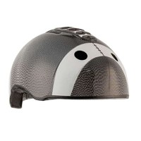 Casca bicicleta copii, dimensiune reglabila 49-55 cm, 2-7 ani, Football Negru - 1