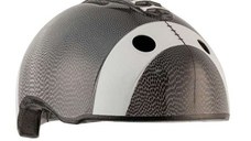 Casca bicicleta copii, dimensiune reglabila 49-55 cm, 2-7 ani, Football Negru