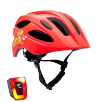 Casca bicicleta copii, dimensiune reglabila 54-58 cm, 6-12 ani, Rosu - 1