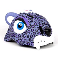 Casca bicicleta copii, model 3D, dimensiune reglabila 49-55 cm, 2-7 ani, Leopard Mov - 1