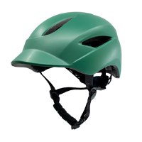 Casca sport de protectie, pentru ciclism, dimensiune reglabila, model Aero, Verde mat - 1
