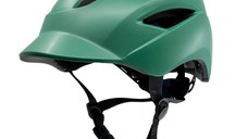 Casca sport de protectie, pentru ciclism, dimensiune reglabila, model Aero, Verde mat