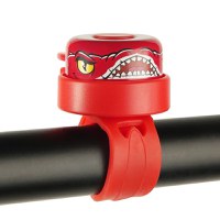 Claxon pentru bicicleta copii, prindere ghidon, Dragon Rosu - 1