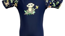 Costume de Baie   Inot pentru bebelusi si copii, Protectie Soare UPF50+, Navy Jungle, Diverse marimi