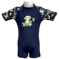 Costume de Baie   Inot pentru bebelusi si copii, Protectie Soare UPF50+, Navy Jungle, Diverse marimi - 1