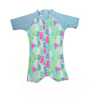 Costume de Baie Inot pentru bebelusi si copii, Protectie Soare UPF50+, Sea Horse, Marimea 00 - 1