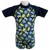 Costume de Baie   Inot pentru bebelusi si copii, Protectie Soare UPF50+, Turttle, Marimea 0 - 1