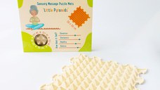 Covoras ortopedic pentru masaj, 1 piesa, model Little Pyramids, Diverse culori