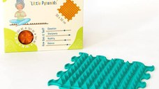 Covoras ortopedic pentru masaj, 1 piesa, model Little Pyramids, Diverse culori