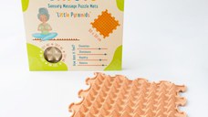 Covoras ortopedic pentru masaj, 1 piesa, model Little Pyramids, Diverse culori