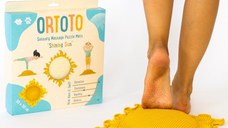 Covoras ortopedic pentru masaj, 1 piesa, model Shining Sun, Diverse culori