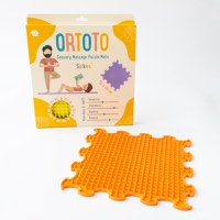Covoras ortopedic pentru masaj, 1 piesa, textura moale, model Spikes, Diverse culori - 1