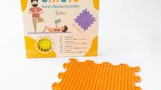 Covoras ortopedic pentru masaj, 1 piesa, textura moale, model Spikes, Diverse culori