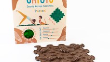 Covoras ortopedic pentru masaj, 1 piesa, textura rigida, model Pinecones, Diverse culori