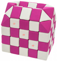 Cuburi Magnetice pentru construit, JollyHeap FUN, 300 cuburi - 4 forme, Diverse Culori - 1