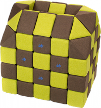 Cuburi Magnetice pentru construit, JollyHeap FUN, 300 cuburi - 4 forme, Diverse Culori - 1