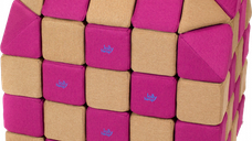 Cuburi Magnetice pentru construit, JollyHeap PARTY, 500 cuburi - 4 forme, Diverse Culori