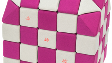 Cuburi Magnetice pentru construit, JollyHeap PARTY, 500 cuburi - 4 forme, Diverse Culori