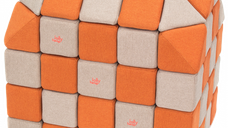 Cuburi Magnetice pentru construit, JollyHeap PARTY, 500 cuburi - 4 forme, Diverse Culori