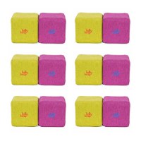 Cuburi Magnetice pentru construit, JollyHeap Pixi, 12 cuburi, Verde-Roz - 1