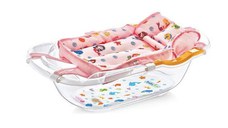 Hamac din spuma pentru cadita Ocean Baby, Roz