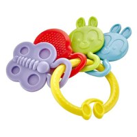 Jucarie dentitie Rattle Teether BabyJem, Diverse culori - 1