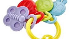 Jucarie dentitie Rattle Teether BabyJem, Diverse culori