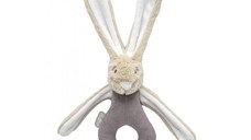 Jucarie zornaitoare bebelusi BabyJem, Iepuras din plus, 3 luni+, Diverse culori