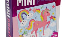 Mini puzzle de buzunar - unicorn