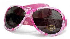 Ochelari de Soare pentru copii, 2-5 ani, Retro, Oval Pink Diva