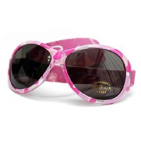 Ochelari de Soare pentru copii, 2-5 ani, Retro, Oval Pink Diva - 1