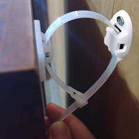 Pachet 10 seturi curele ancorare mobila, protectie cutremur, Empria, Alb - 1