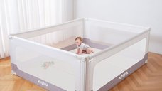 PACHET 4 Bariere Protectie Pat 150x200 cm, Transformabile in Tarc de joaca