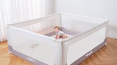 PACHET 4 Bariere Protectie Pat 200x200 cm, Transformabile in Tarc de joaca