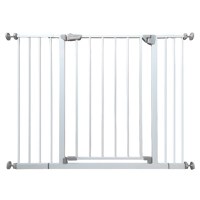 Pachet poarta de siguranta pentru copii si 2 extensii, dimensiuni ajustabile 98-104 cm, Empria, Alb - 1