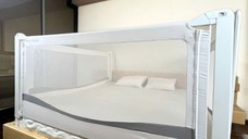 PACHET PREMIUM: 2 Protectii laterale pat, PREMIUM XXL dimensiuni 180x200 cm + Set Conectori