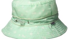 Palarie Bebelusi Bucket, Protectie Soare UPF50+, Mint Palm Tree, 6 - 24 luni