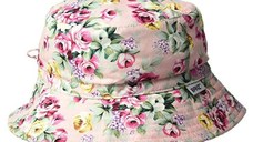 Palarie Bebelusi Bucket, Protectie Solara UPF50+, Vintage Rose, 6 - 24 luni
