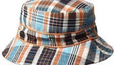 Palarie Bucket, Protectie Soare UPF50+, Blue Orange, 6 - 24 luni