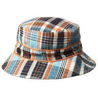 Palarie Bucket, Protectie Soare UPF50+, Blue Orange, 6 - 24 luni - 1