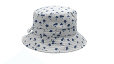 Palarie Copii Bucket, Protectie Soare UPF50+, Light Palm Tree, Diverse marimi