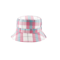 Palarie Copii Bucket, Protectie Soare UPF50+, White Check, Diverse marimi - 1