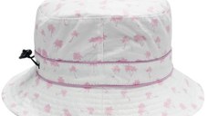 Palarie Copii Bucket, Protectie Soare UPF50+, White Palm Tree, Diverse marimi