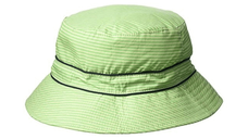 Palarie Copii Bucket, Protectie Solara UPF50+, Green-White, 4 - 6 ani