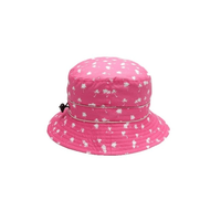 Palarie Copii Bucket, Protectie Solara UPF50+, Magenta Palm Tree, 4 - 6 ani - 1
