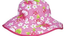 Palarie Copii Reversibila, Protectie Soare UPF50+, Floral Pink, Diverse marimi