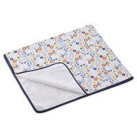 Paturica dubla pentru bebelusi din muselina, Inele colorate - 1