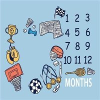 Paturica Milestone subtire pentru fotografii memorabile Sports Drool - 1