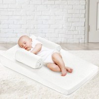 Pozitionator cu plan inclinat Baby Eco Reflux White - 1